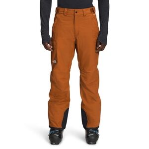 The North Face Men's Freedom Insulated Snowboard Snow Pants Leather Brown S/Sht
